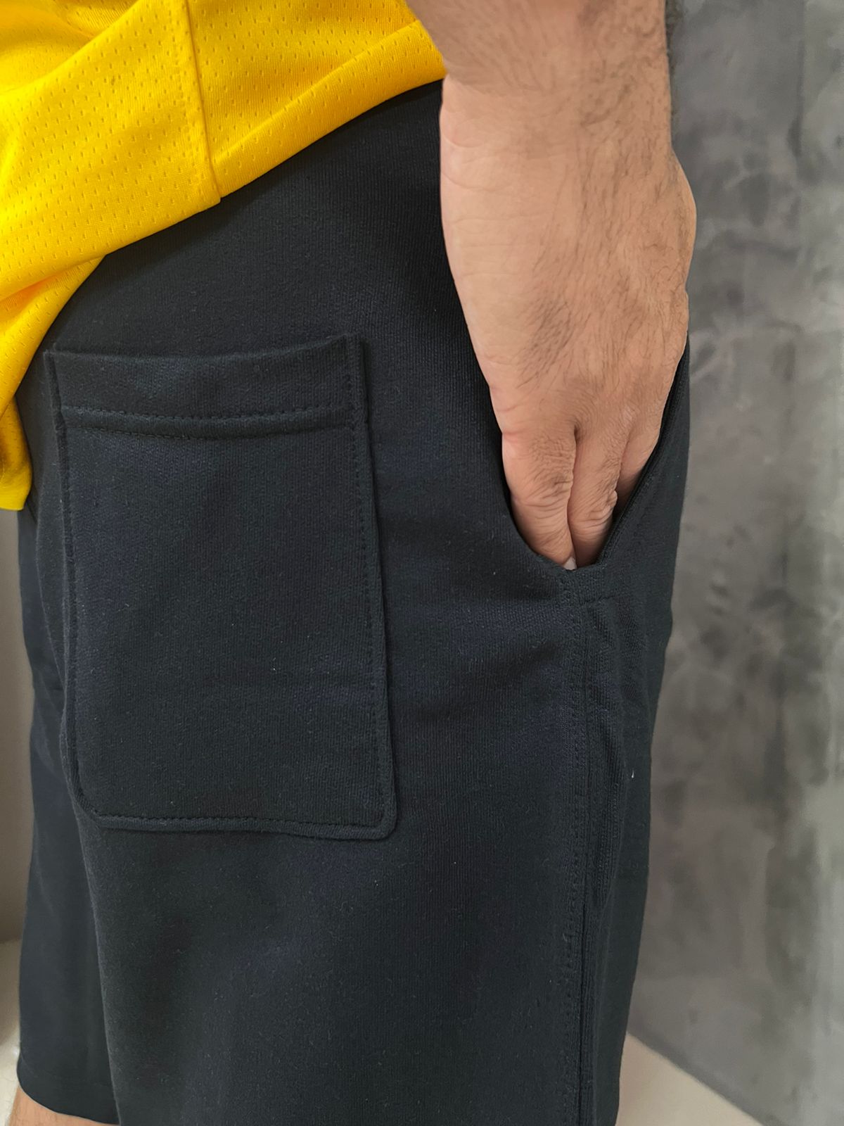 Bermuda Moletom Nike Preto