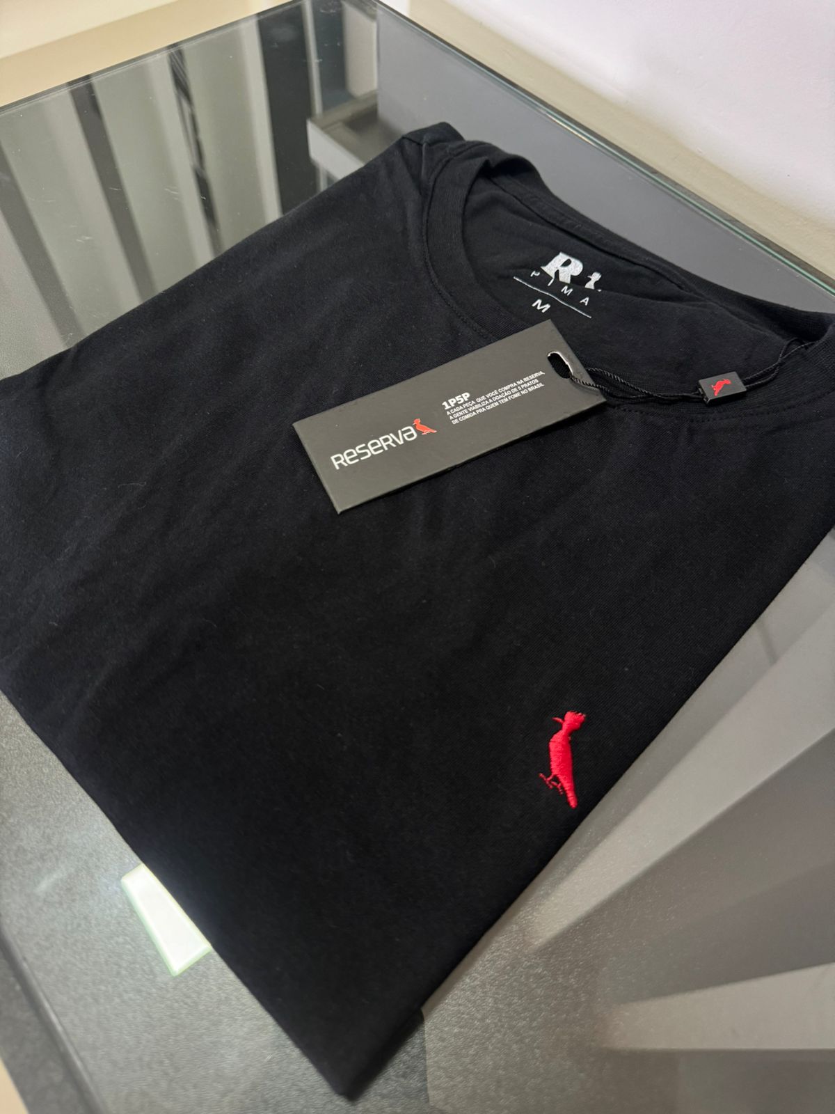 Camiseta Seda Pima Reserva Preto