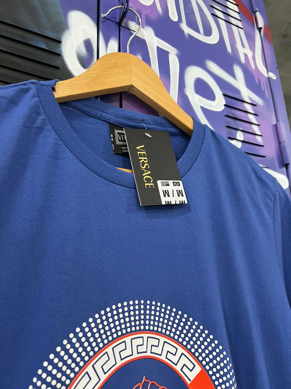 Camiseta Versace Azul