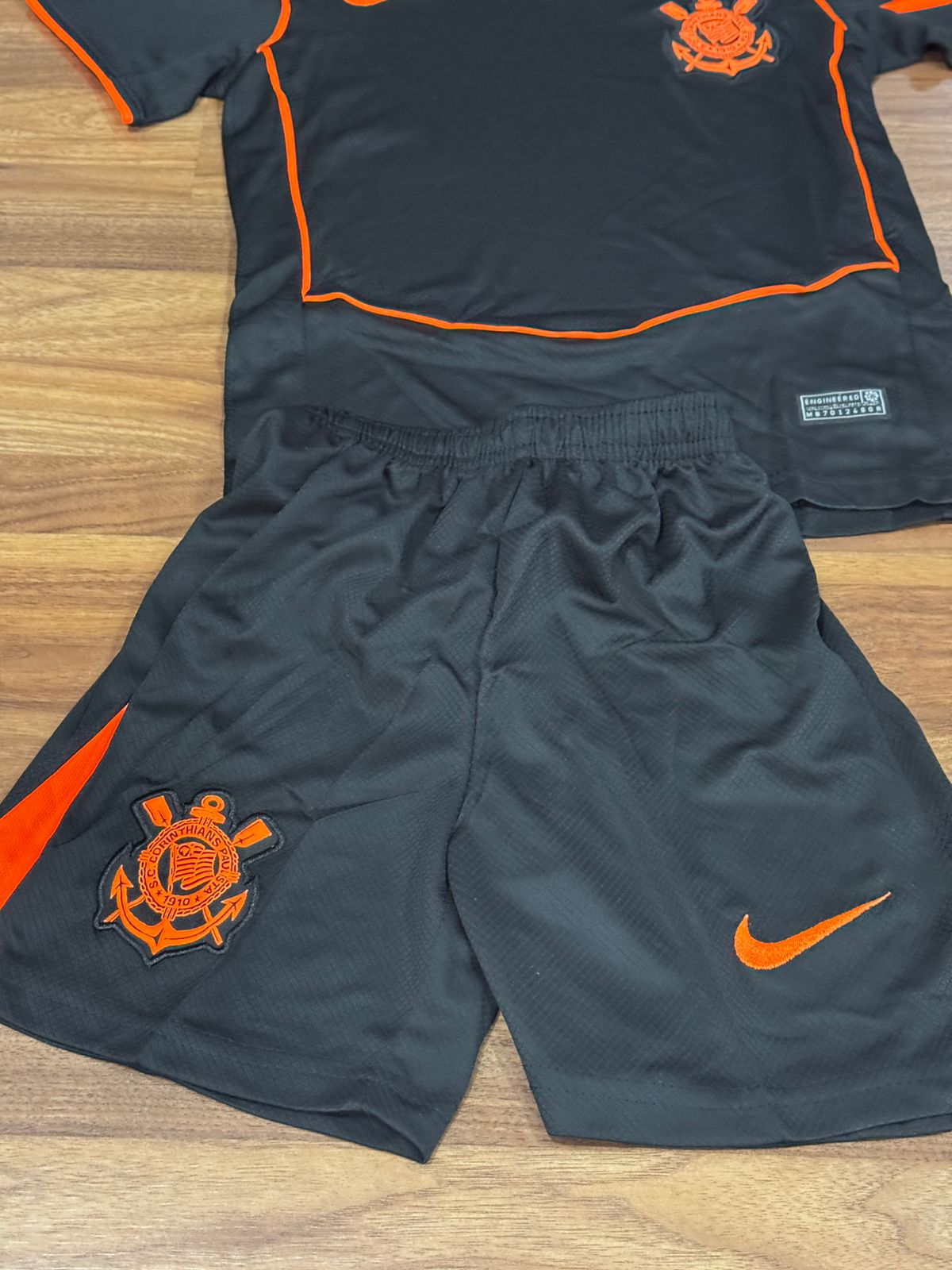 Conjunto Corinthians III 2025/26 Nike Preto