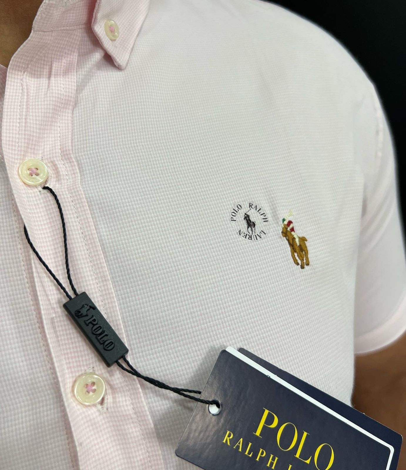 Camisa Social Ralph Lauren Rosa