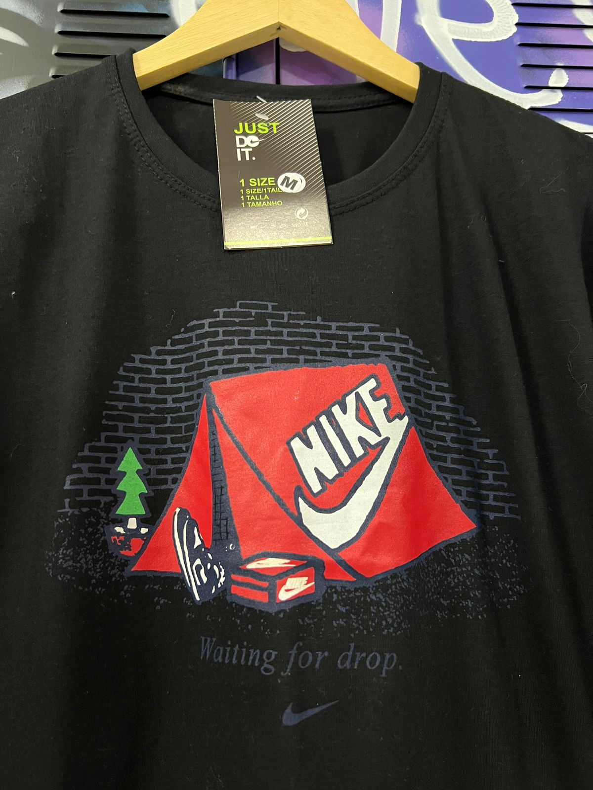 Camiseta Algodão Nike Preto