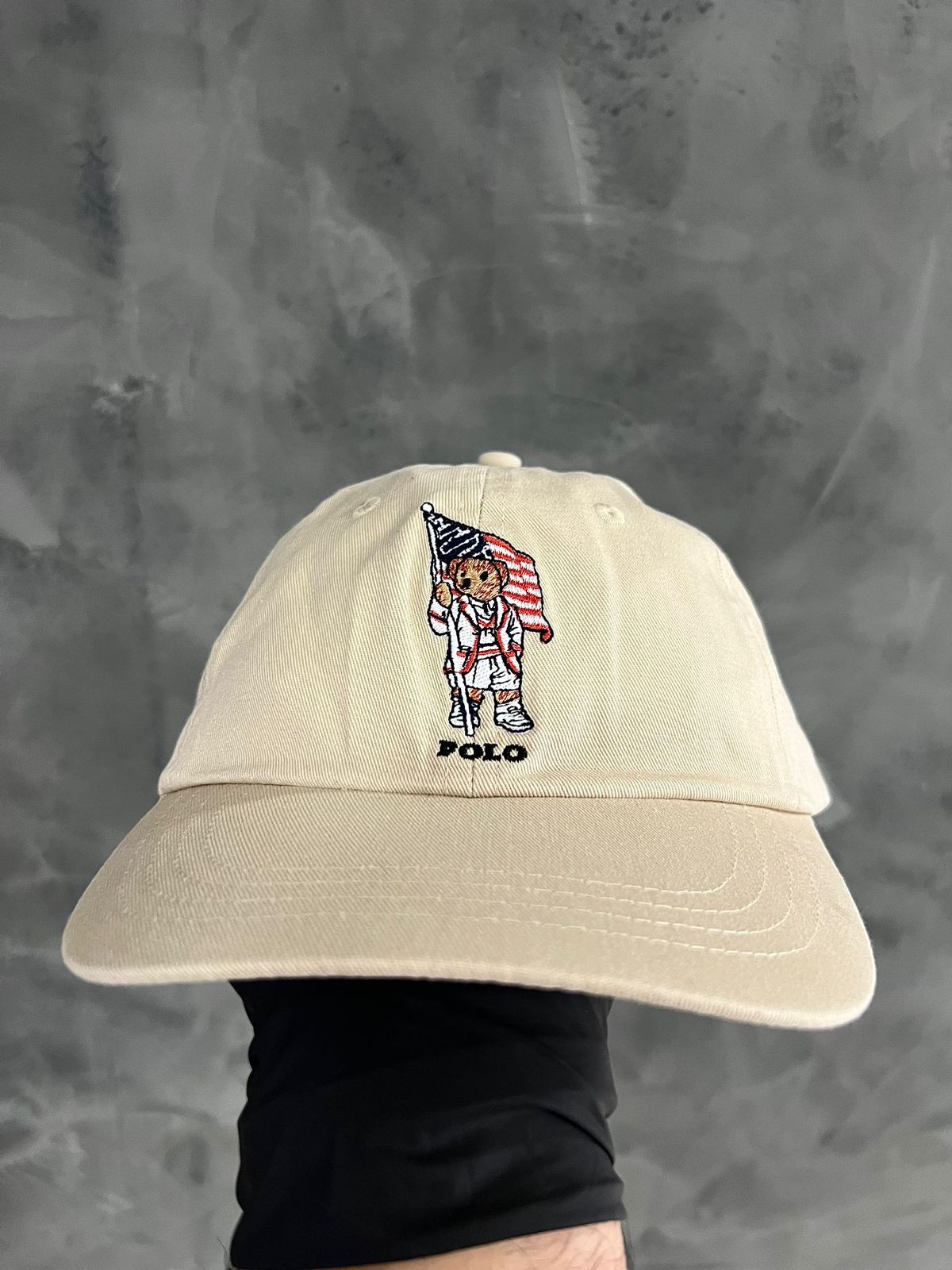 Boné Importado Bear Polo Bege