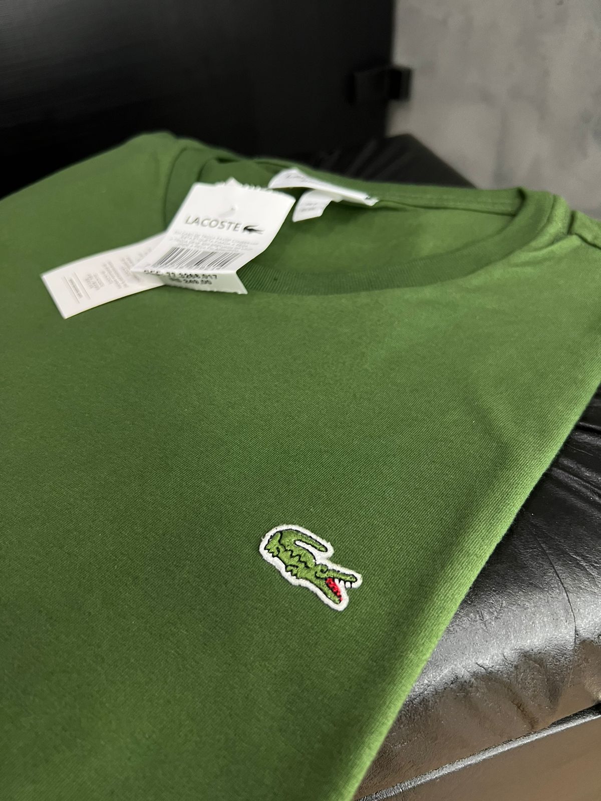 Camiseta Linha Griff Lacoste verde