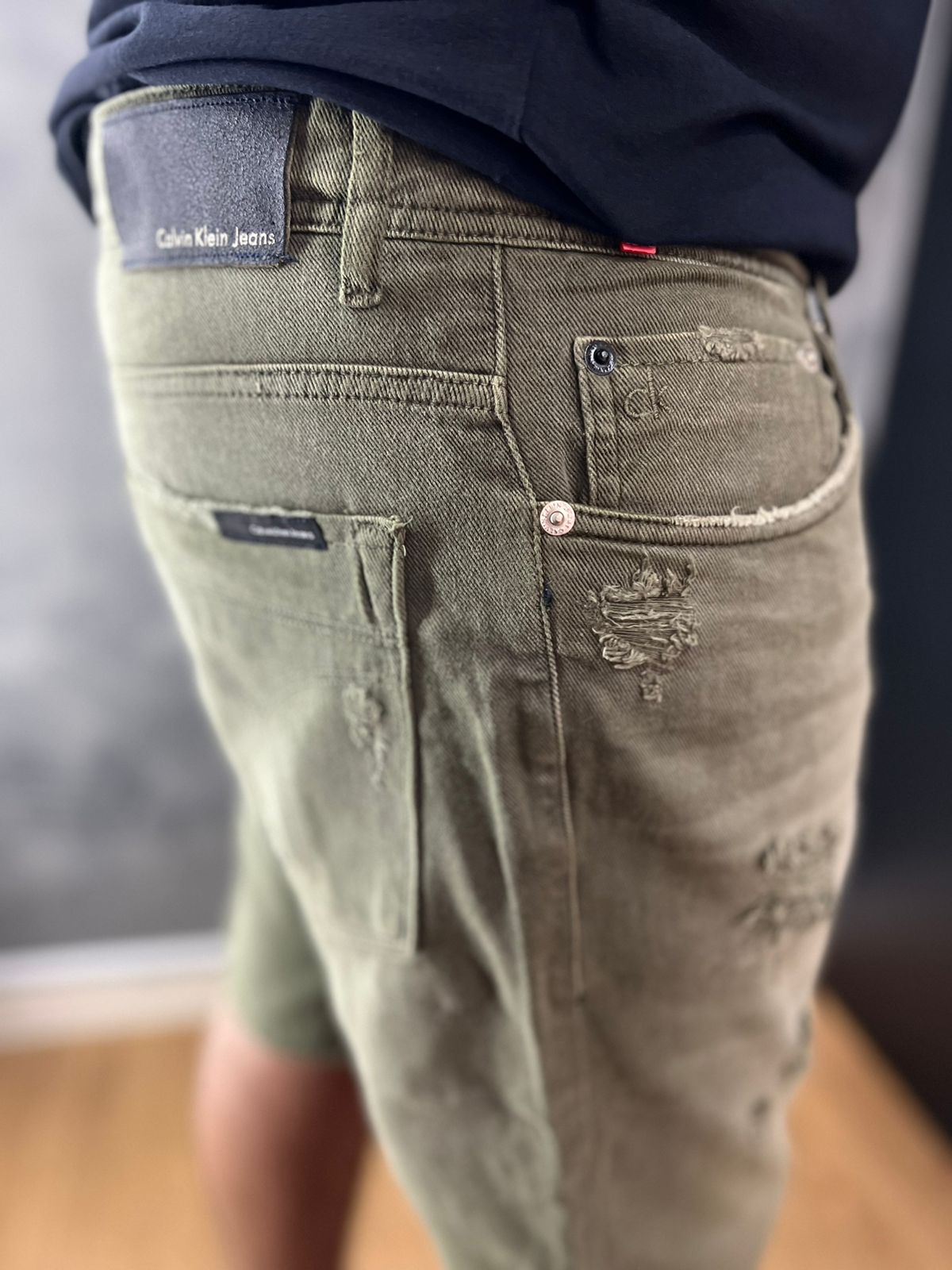 Bermuda Jeans Calvin Klein Verde