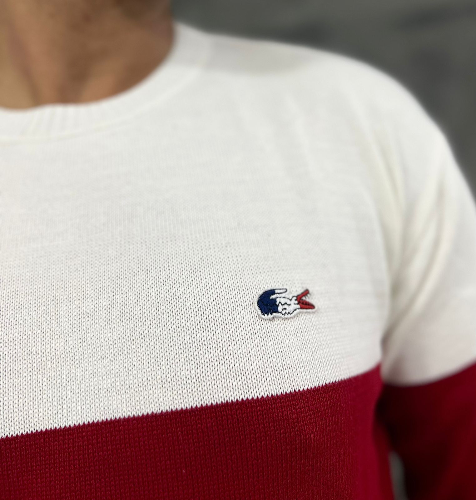 Suéter Lacoste Branco