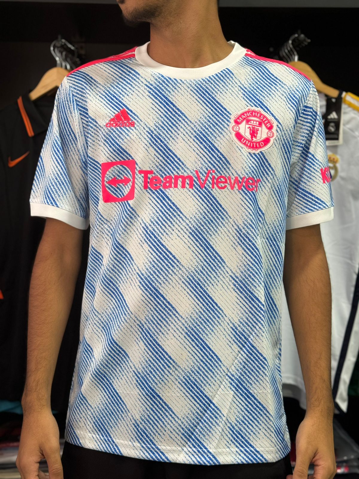 Manchester United Adidas Azul