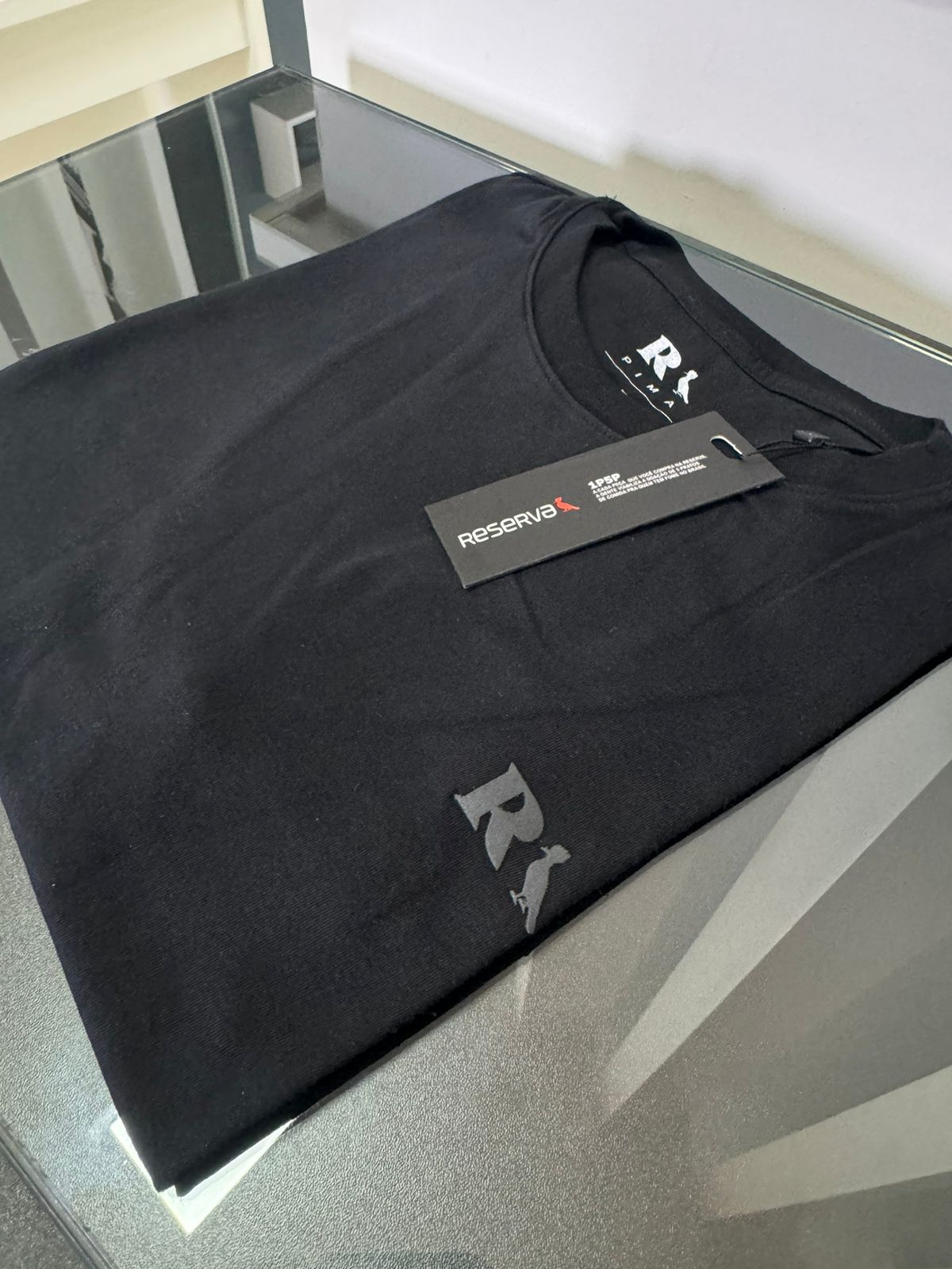 Camiseta Seda Pima Reserva Preto