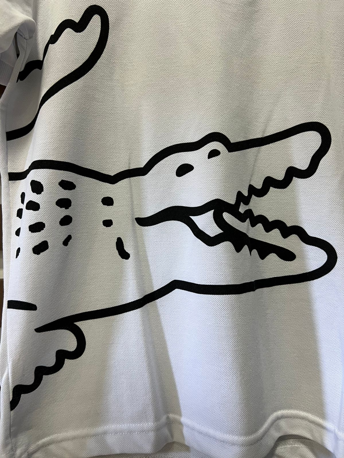 Gola Polo Lacoste Branca