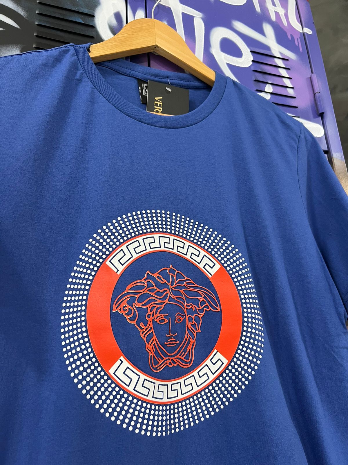 Camiseta Versace Azul