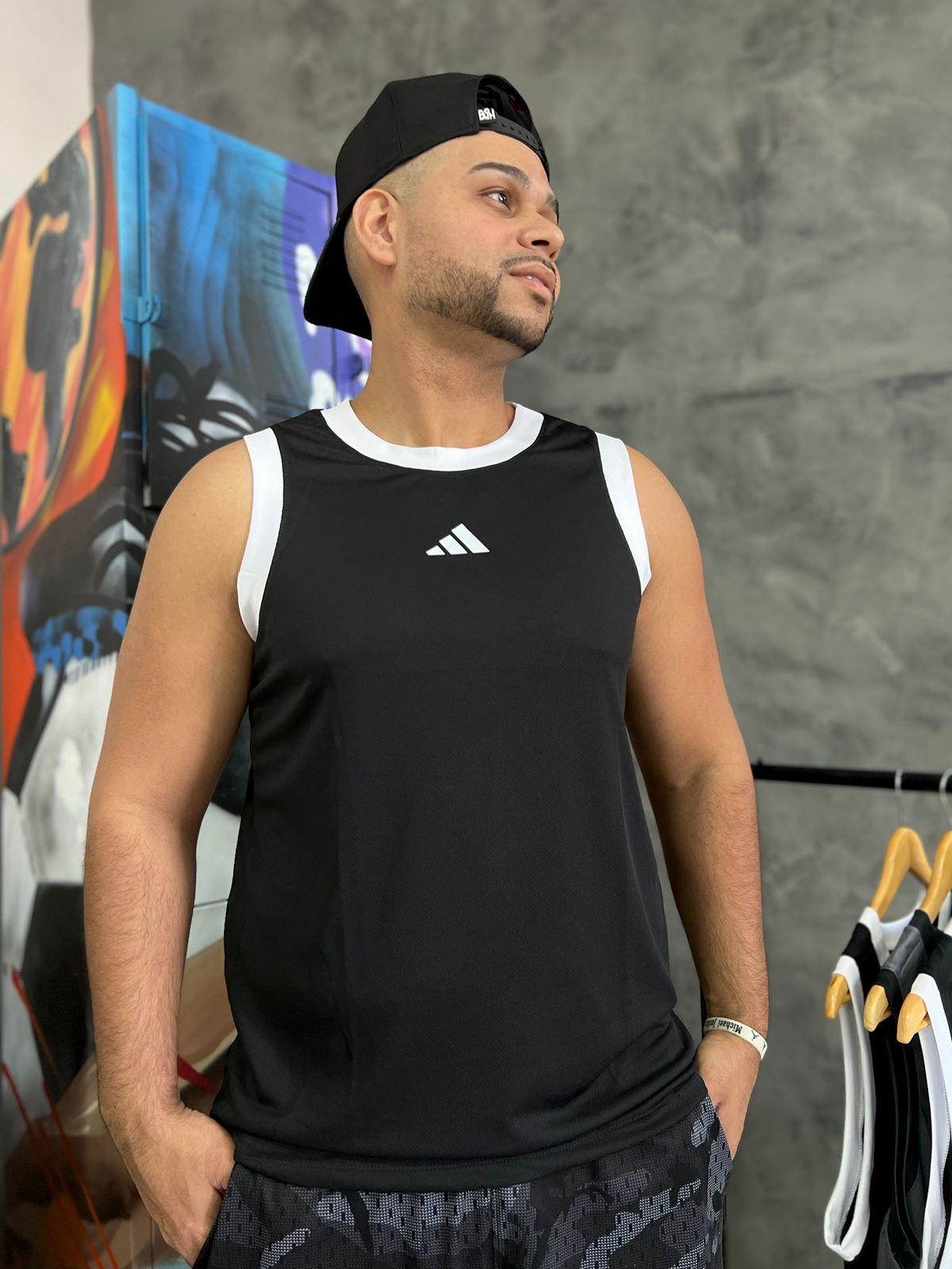 Regata Drifit Adidas Preto