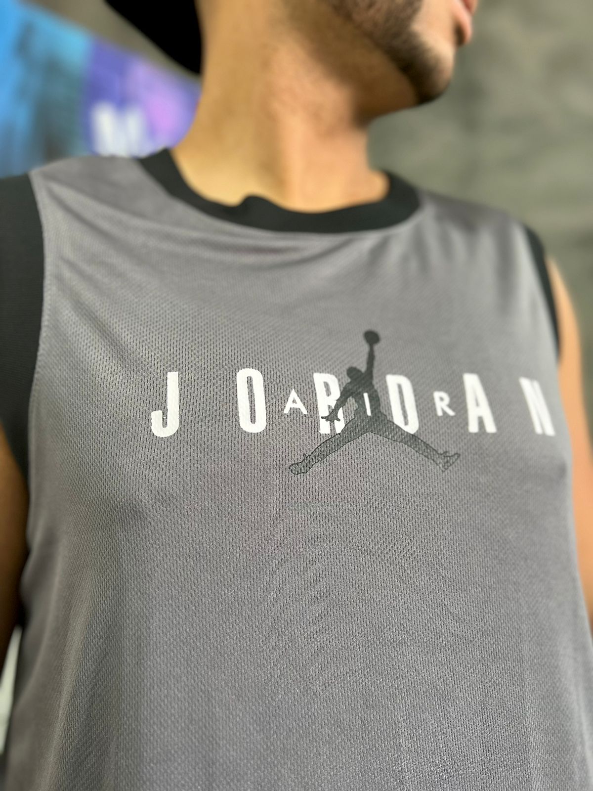 Regata Drifit Jordan Cinza