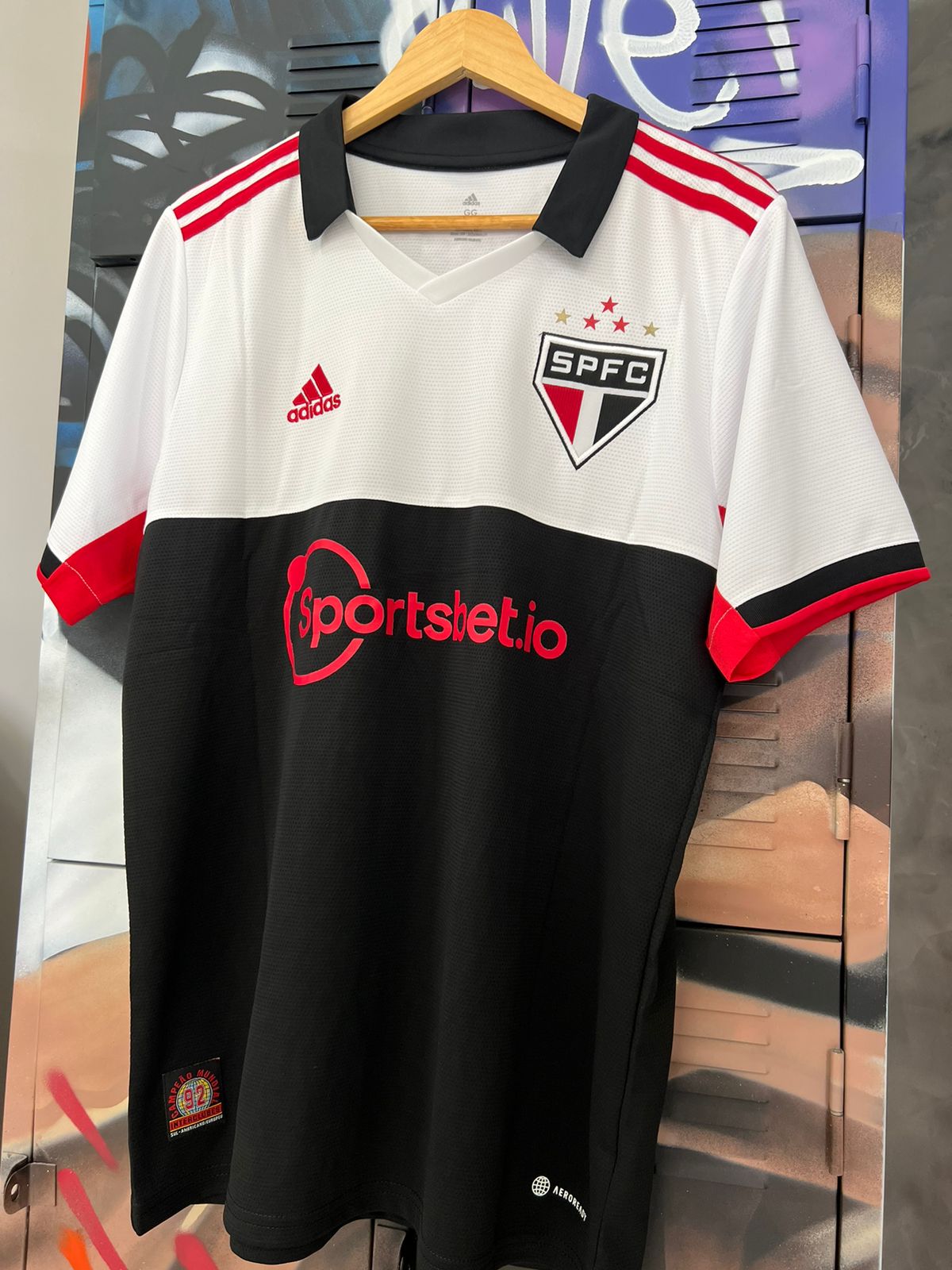 Camisa São Paulo Personalizada Adidas Branco