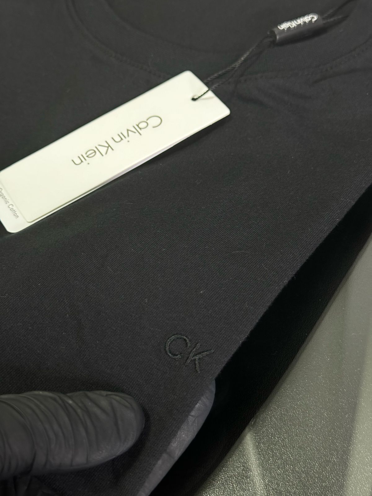 Camiseta Seda Pima Calvin Klein Preto