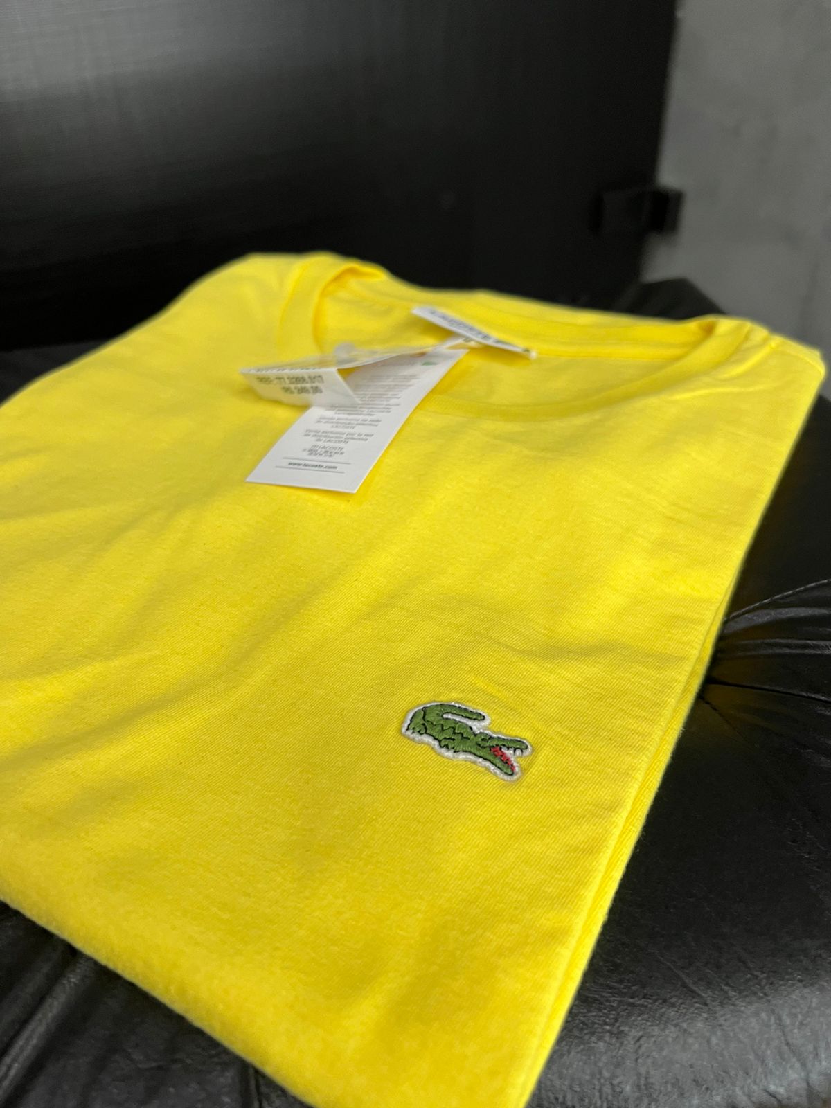Camiseta Lacoste amarelo