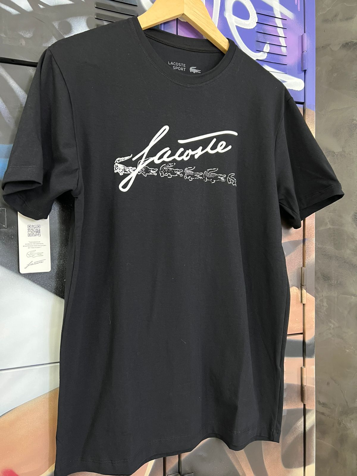 Camiseta Lacoste Preto