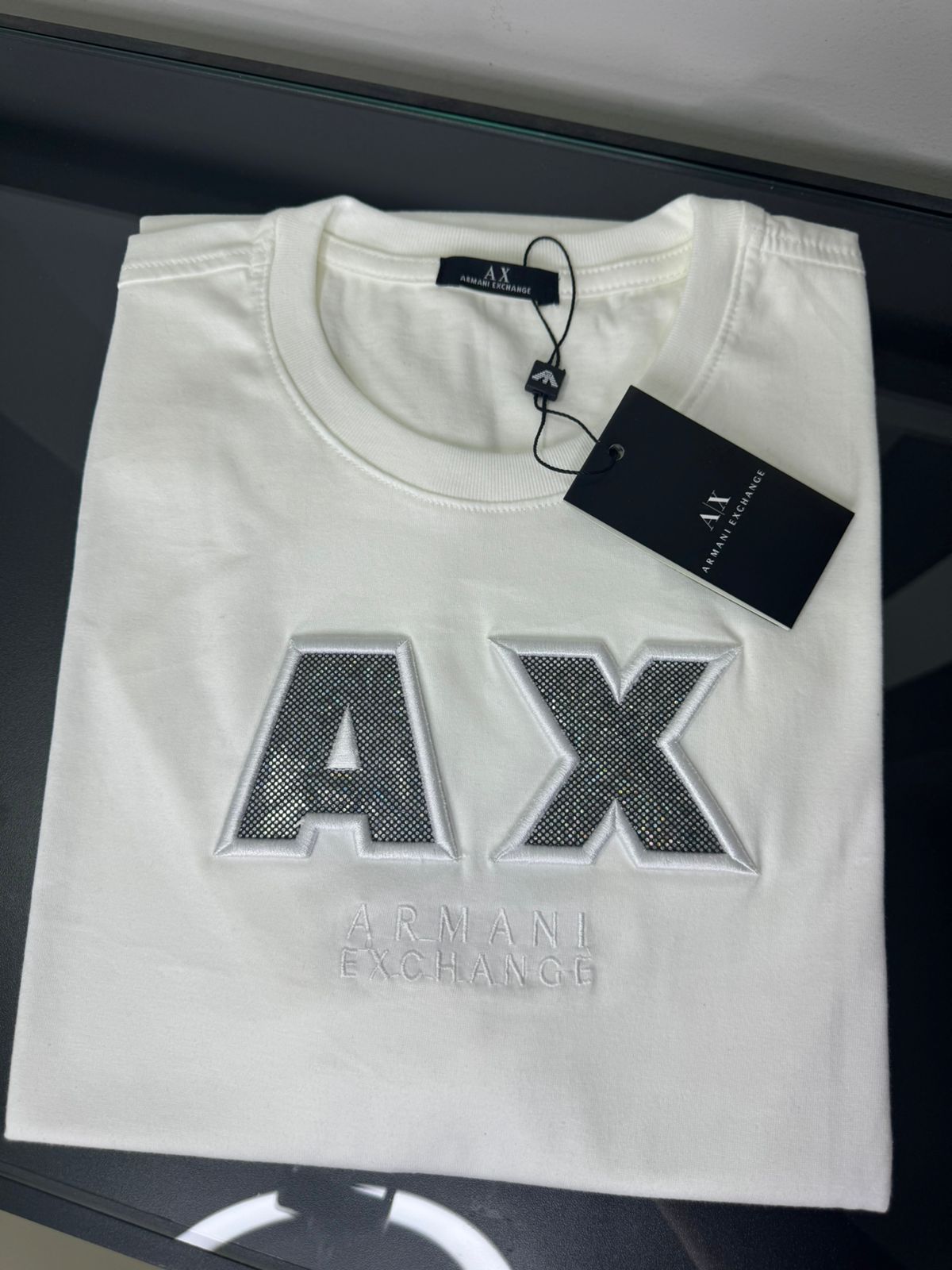 Camiseta Linha Importada Armani Branco