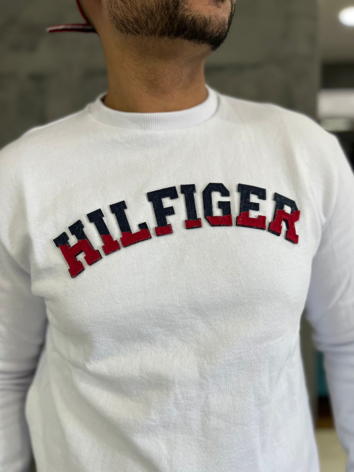 Blusa Importada Tommy Branco