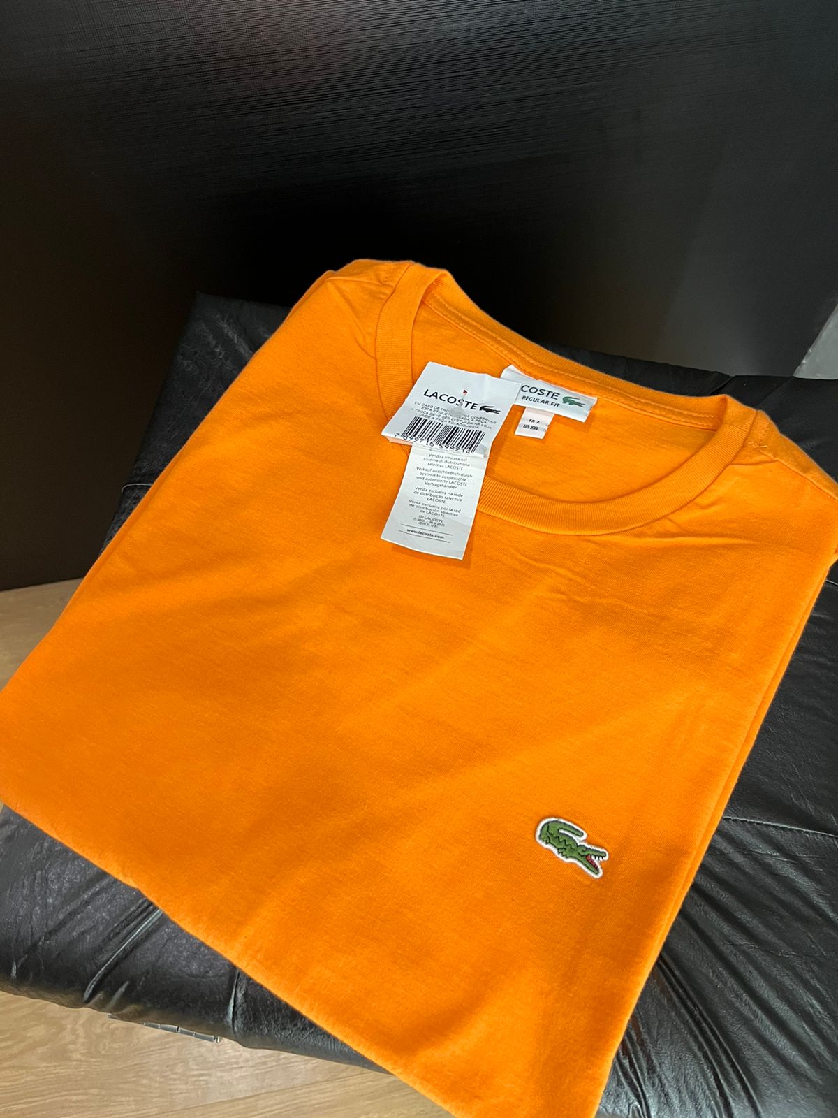 Camiseta Lacoste laranja