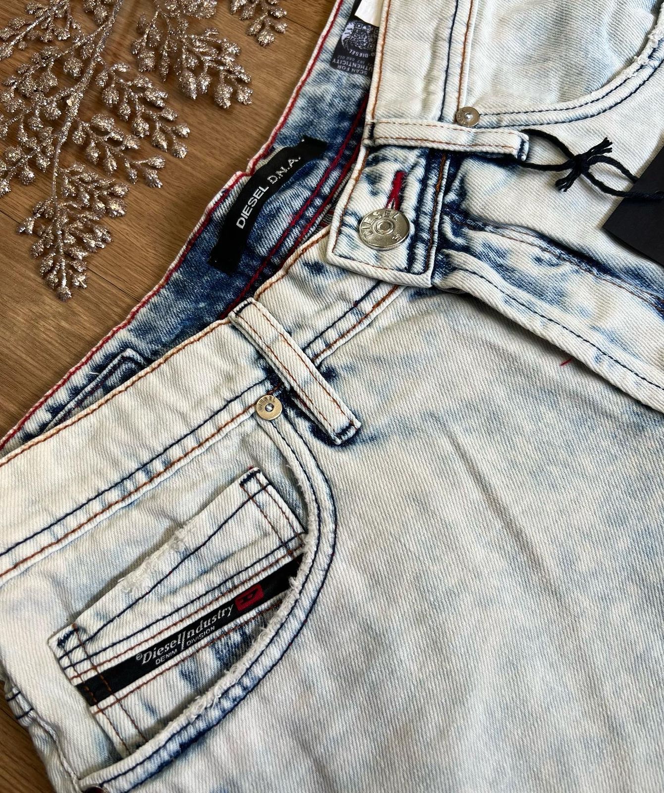 Bermuda Jeans Diesel Azul