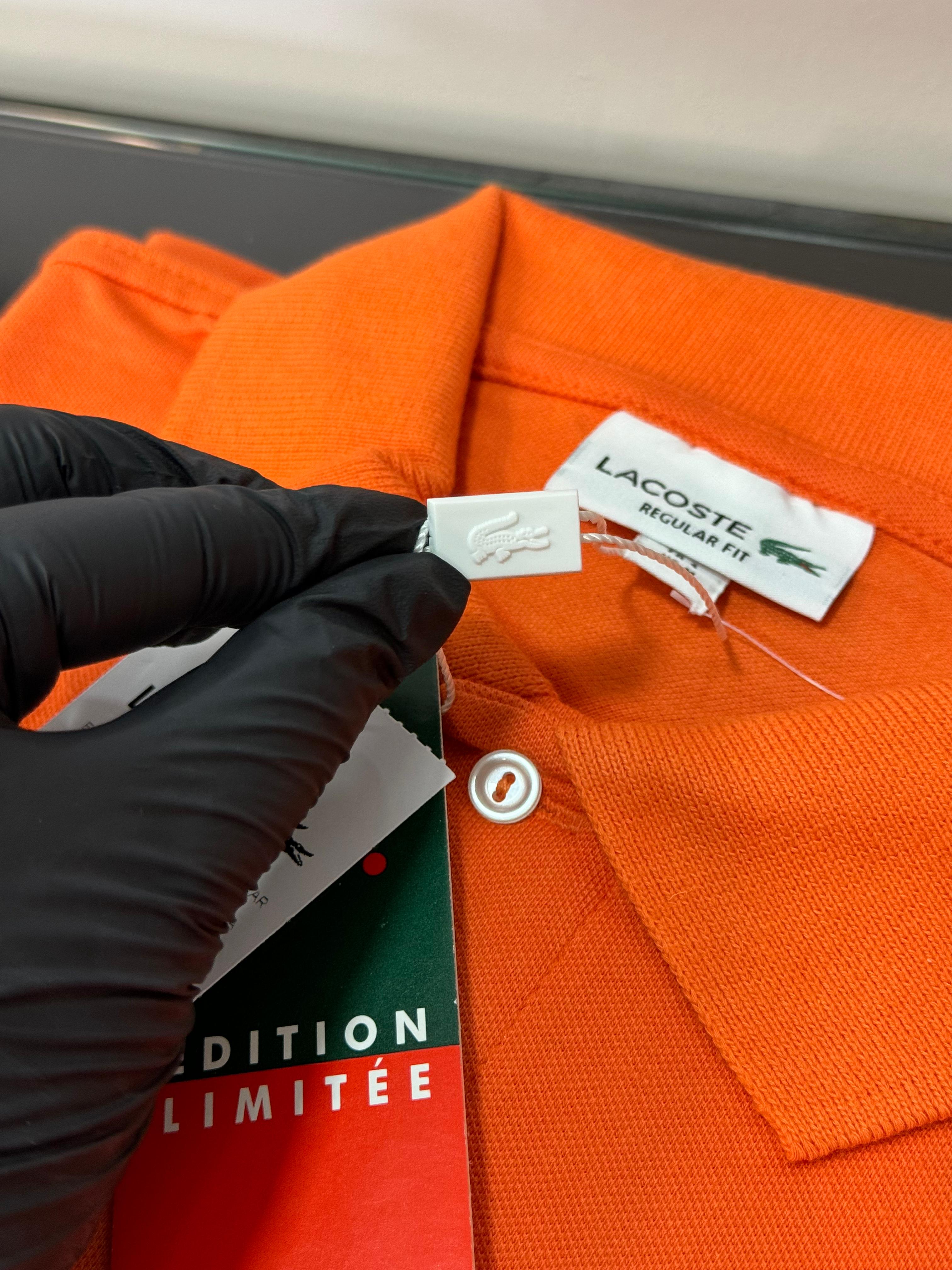 Gola Polo Lacoste laranja