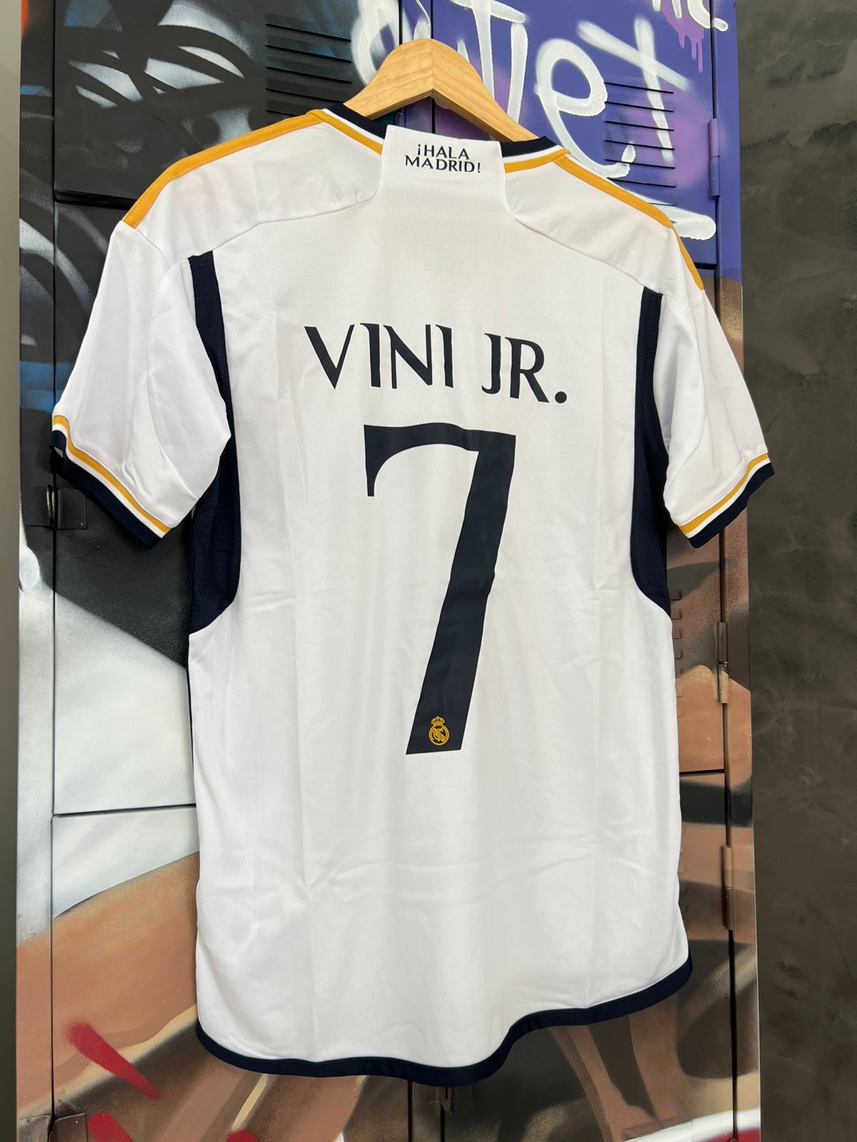 Camisa Real Madri Personalizada Nike Branco