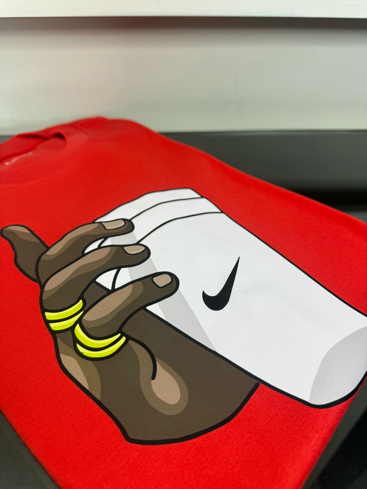 Linha Malha Americana Nike Vermelha