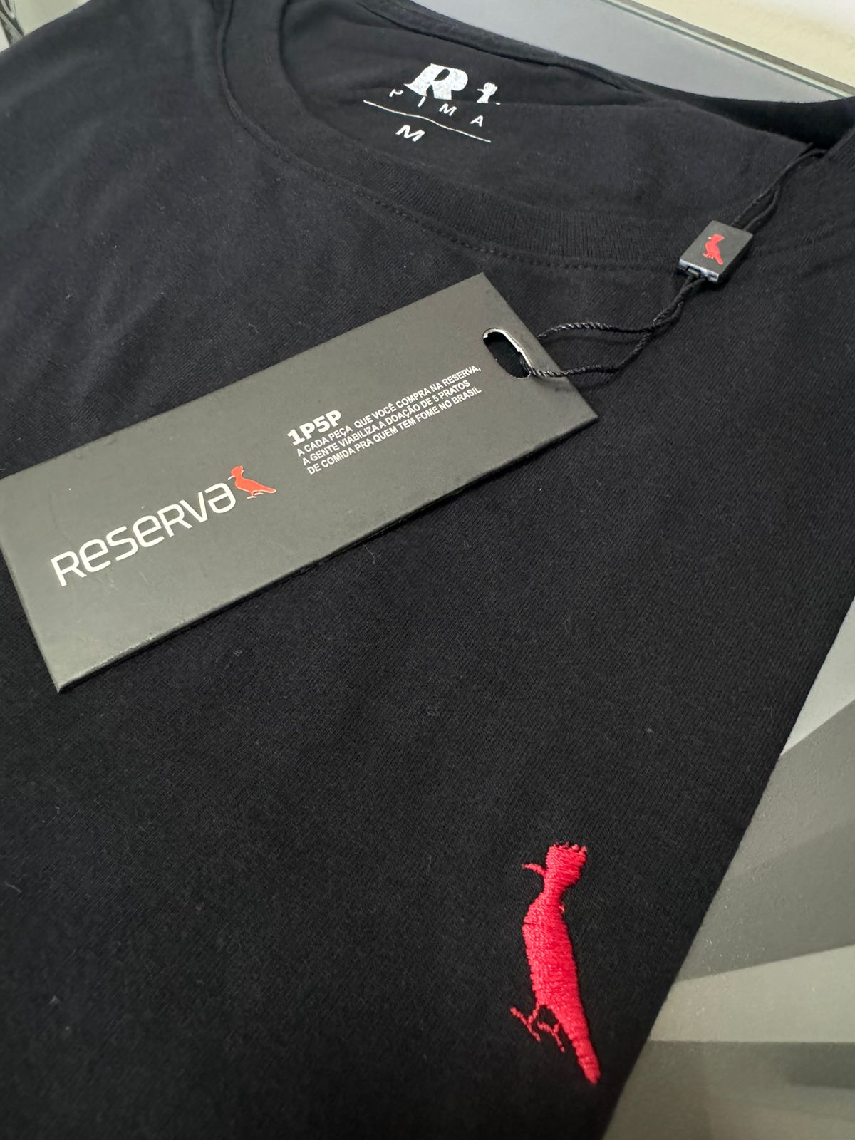 Camiseta Seda Pima Reserva Preto