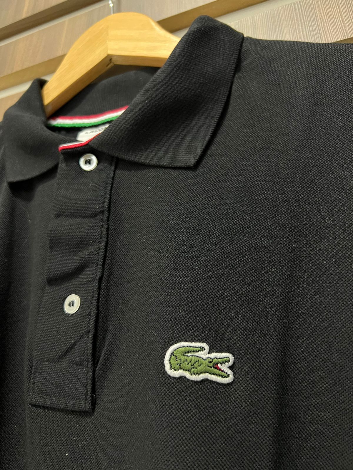 Gola Polo Lacoste Preto