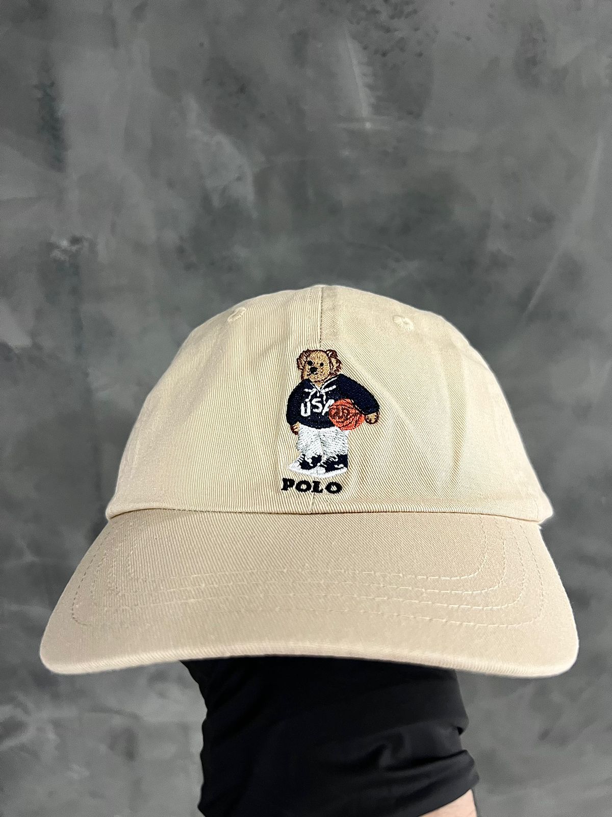 Boné Importado Bear Polo Bege