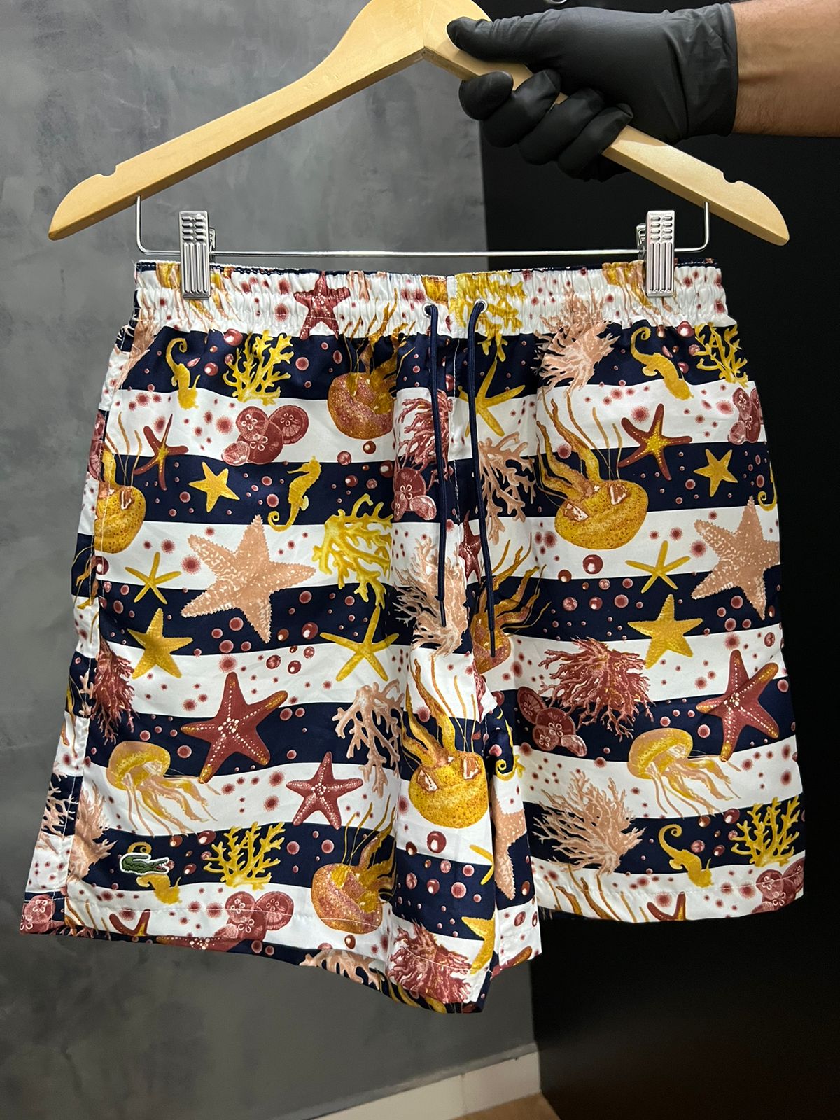 Shorts Praia Lacoste Branco