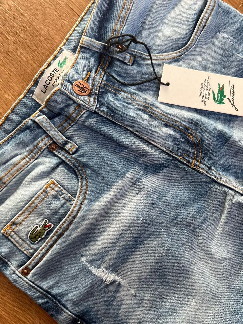 Calça jeans Lacoste Azul