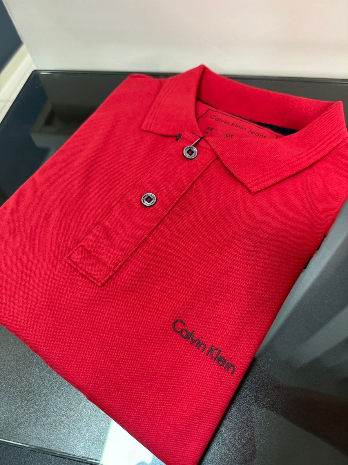 Gola Polo Calvin Klein Vermelha