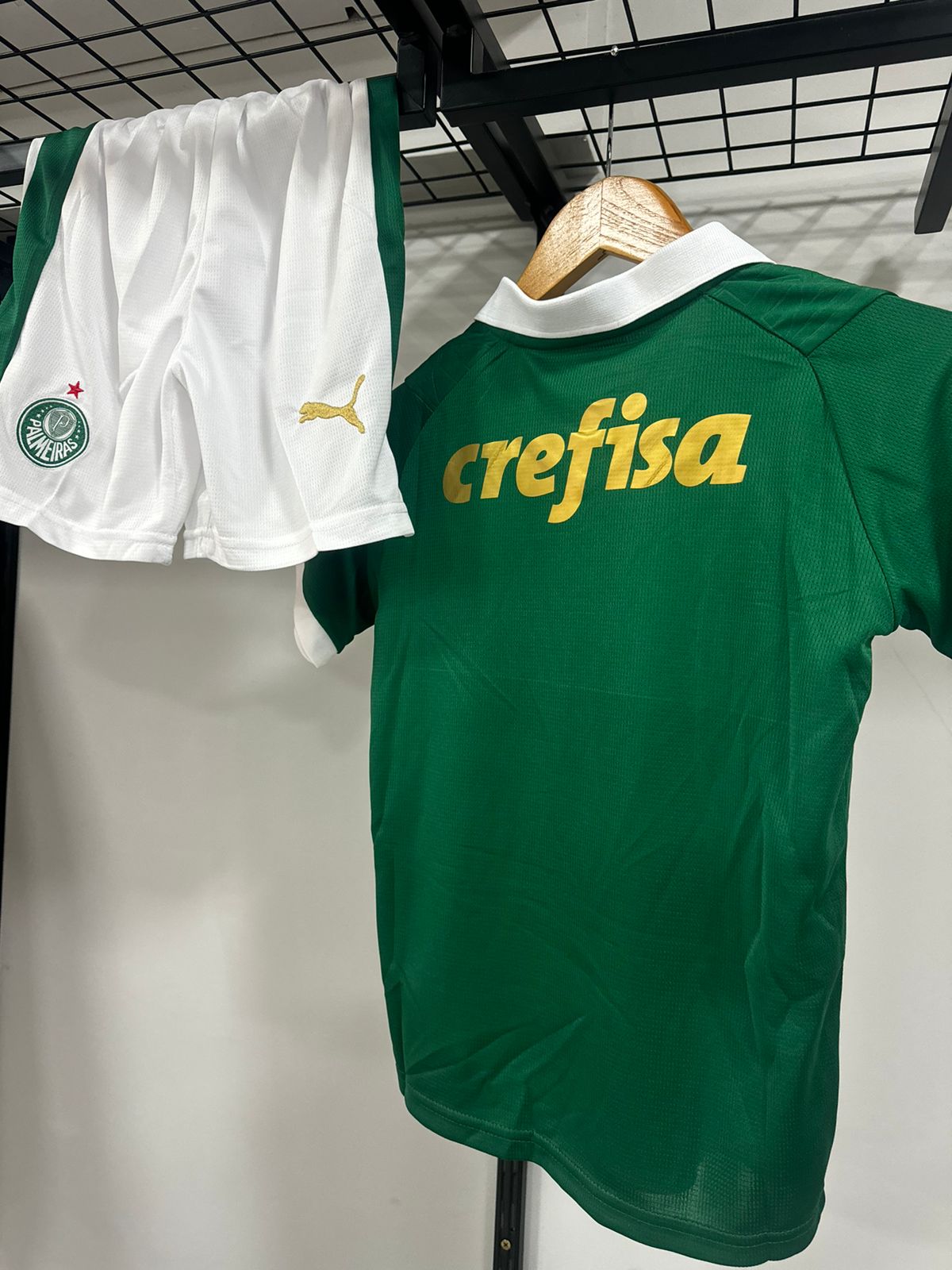 Conjunto Infantil Palmeiras Puma Verde