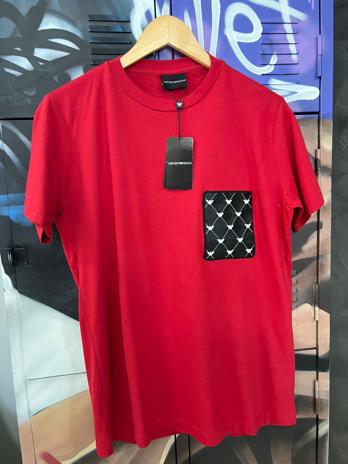 Camiseta Linha Griff Armani Vermelho