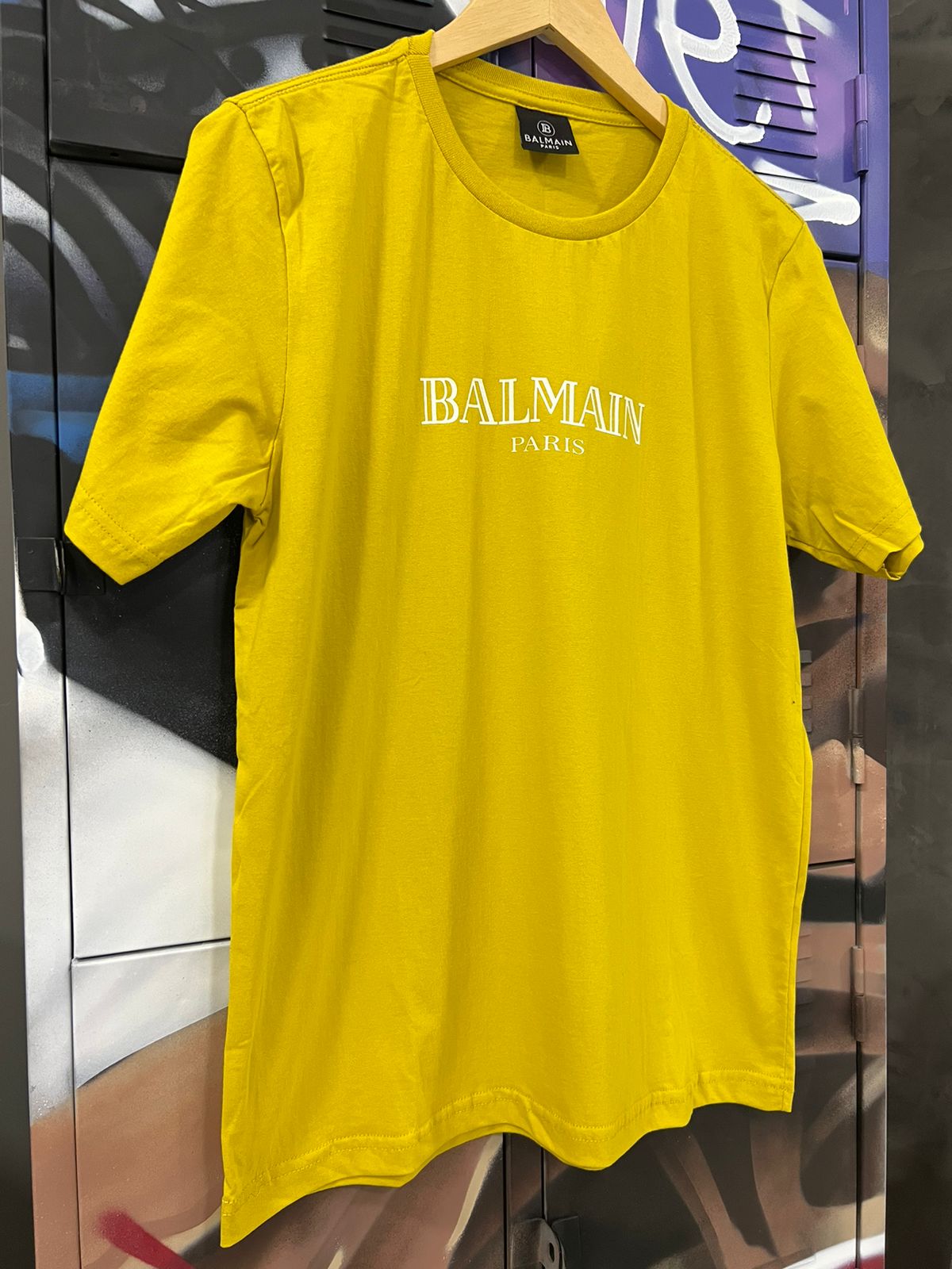 Camiseta Algodão Balmain Amarelo