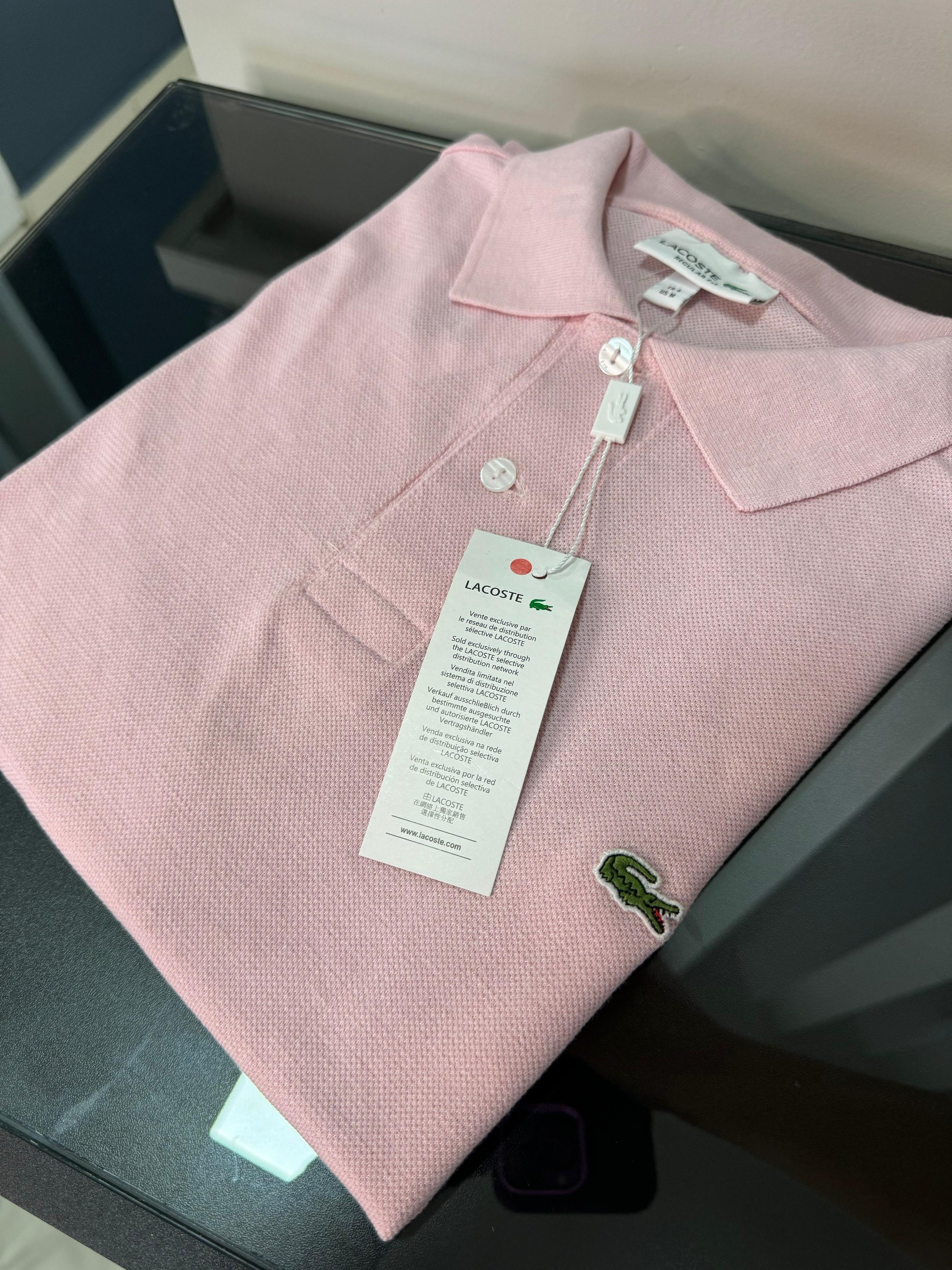 Gola Polo Lacoste Rosa