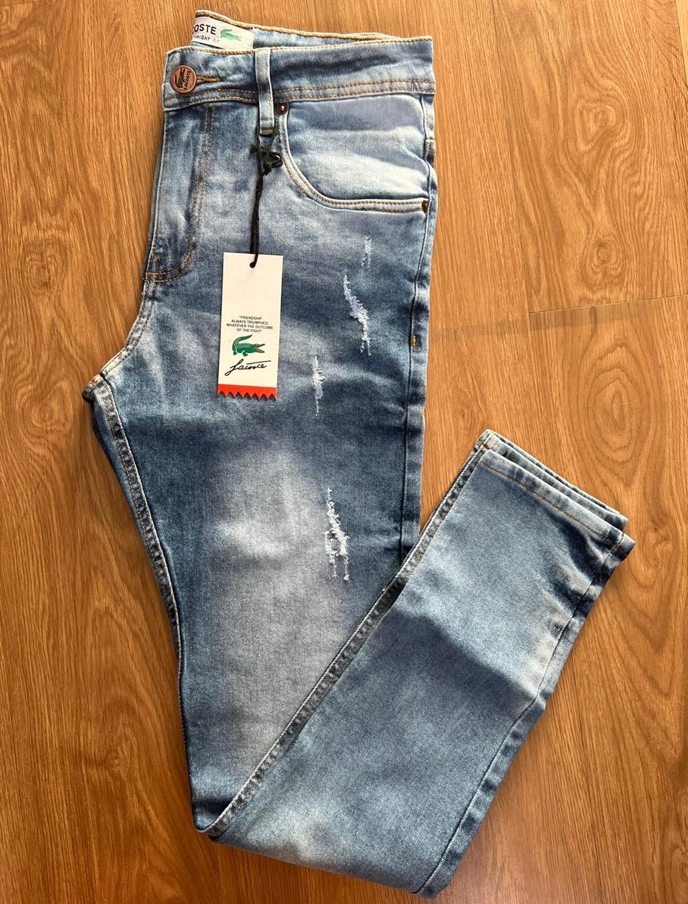 Calça jeans Lacoste Azul