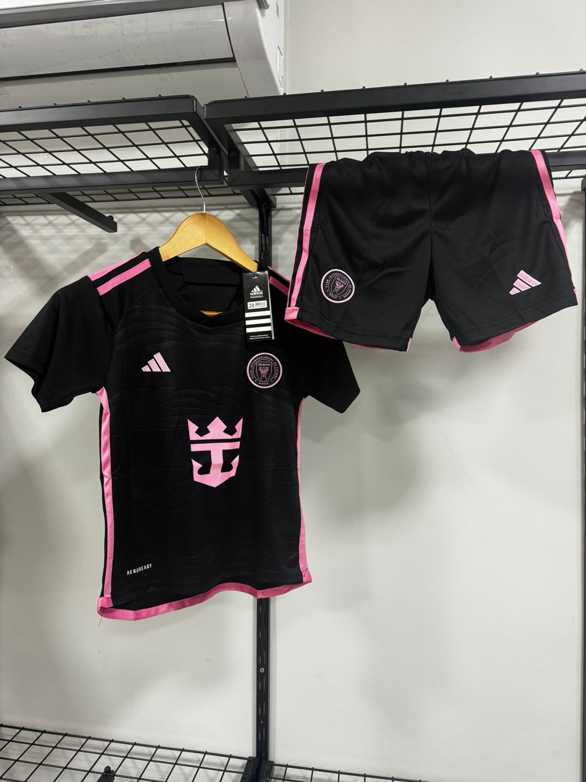 Conjunto Infantil Miami  24/25 Adidas Preto