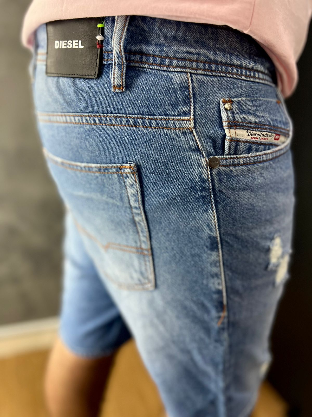 Bermuda Jeans Diesel Azul