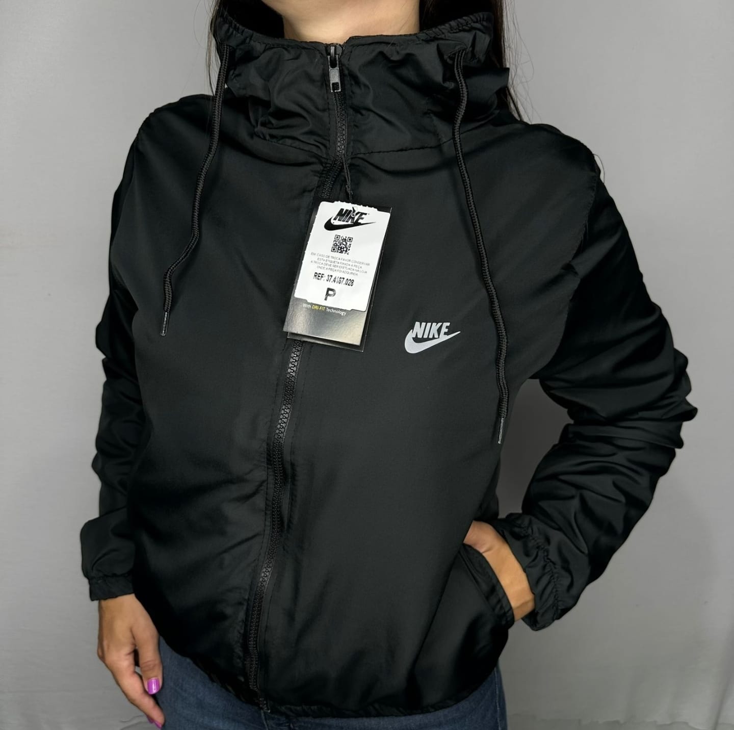 Corta Vento Feminino Nike Preto