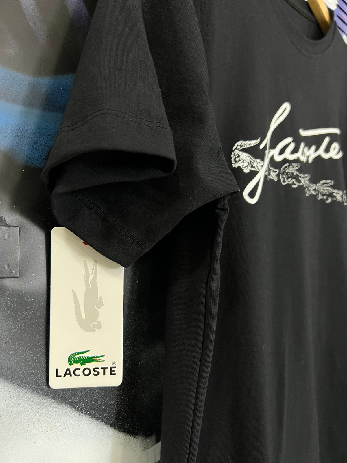 Camiseta Lacoste Preto