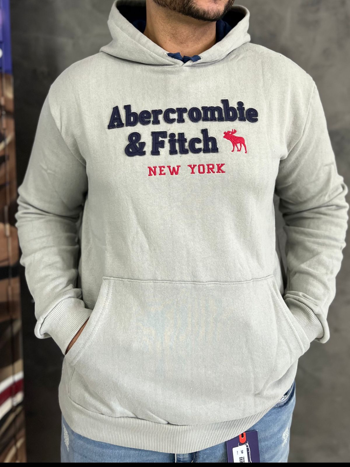 Blusa Importada Abercrombie Cinza