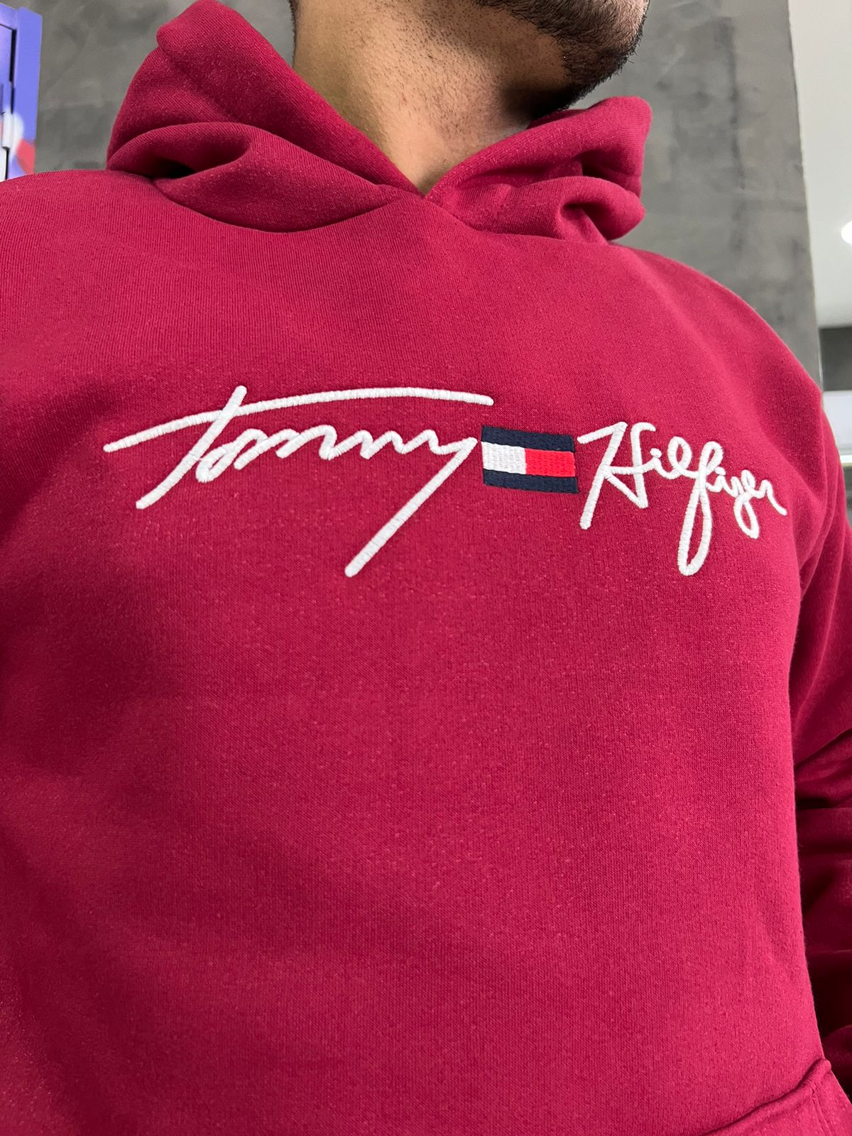 Blusa Moletom Tommy Vermelho