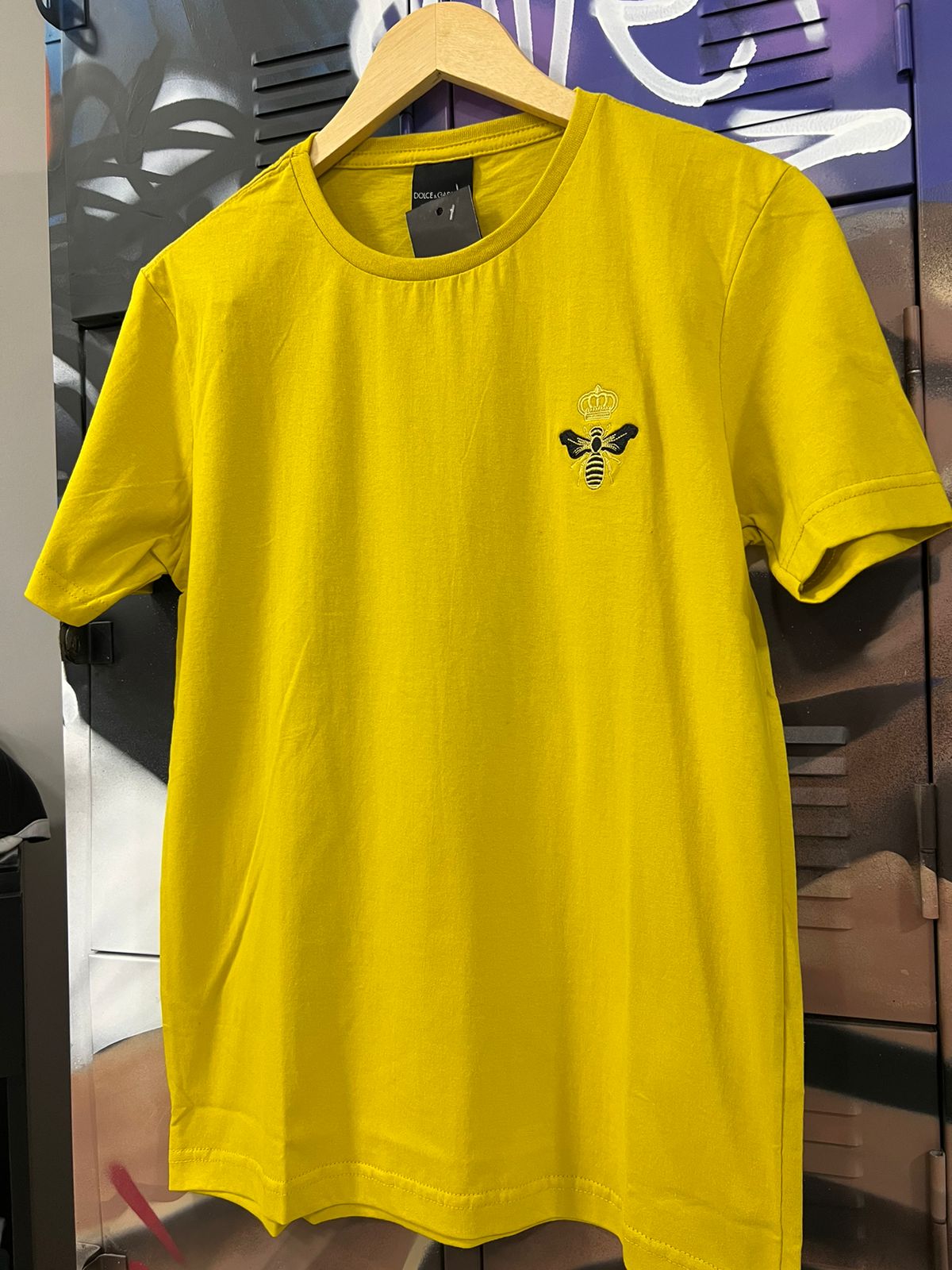 Camiseta Algodão Dolce Gabbana Amarelo