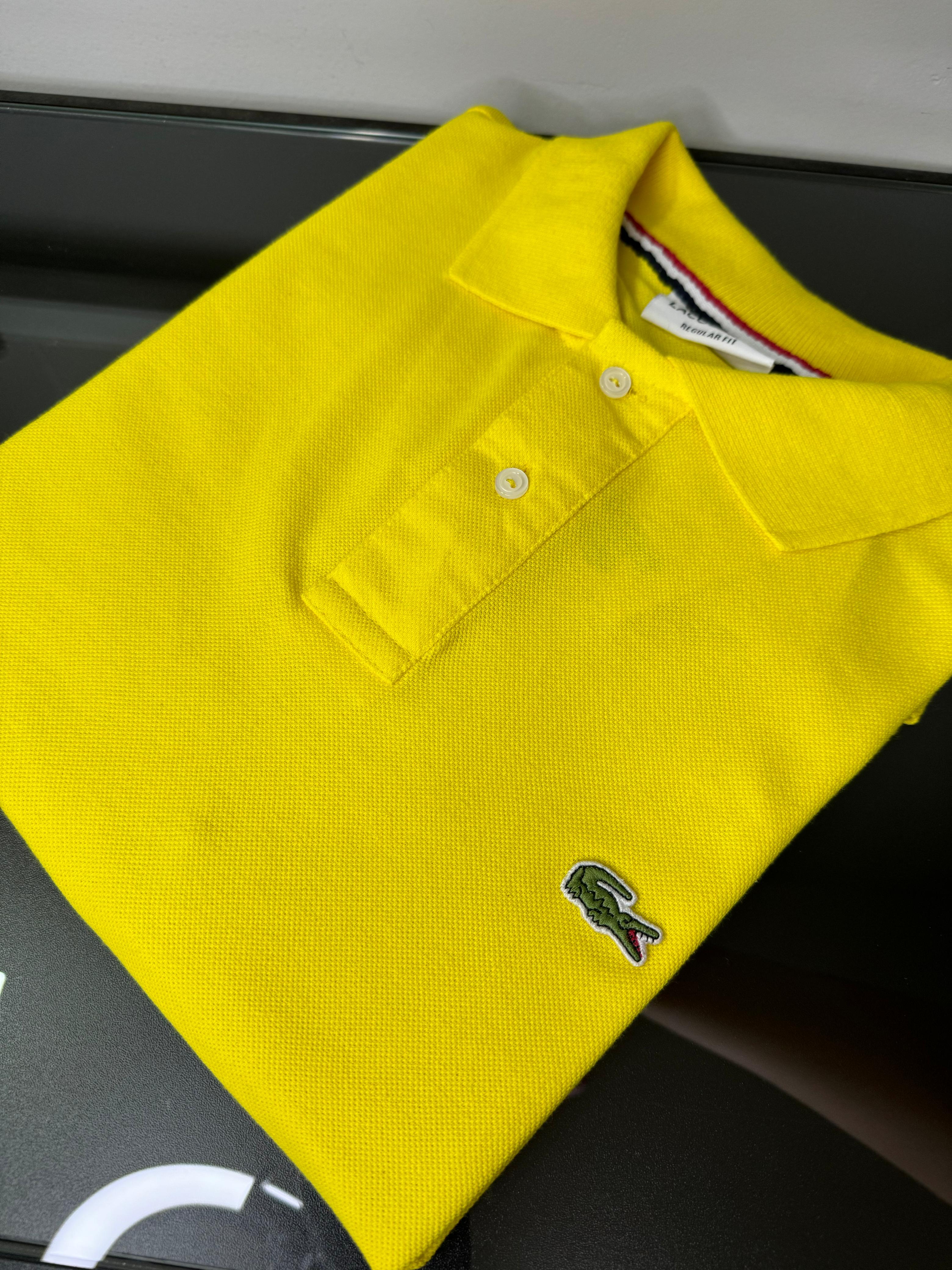 Gola Polo Lacoste Amarela