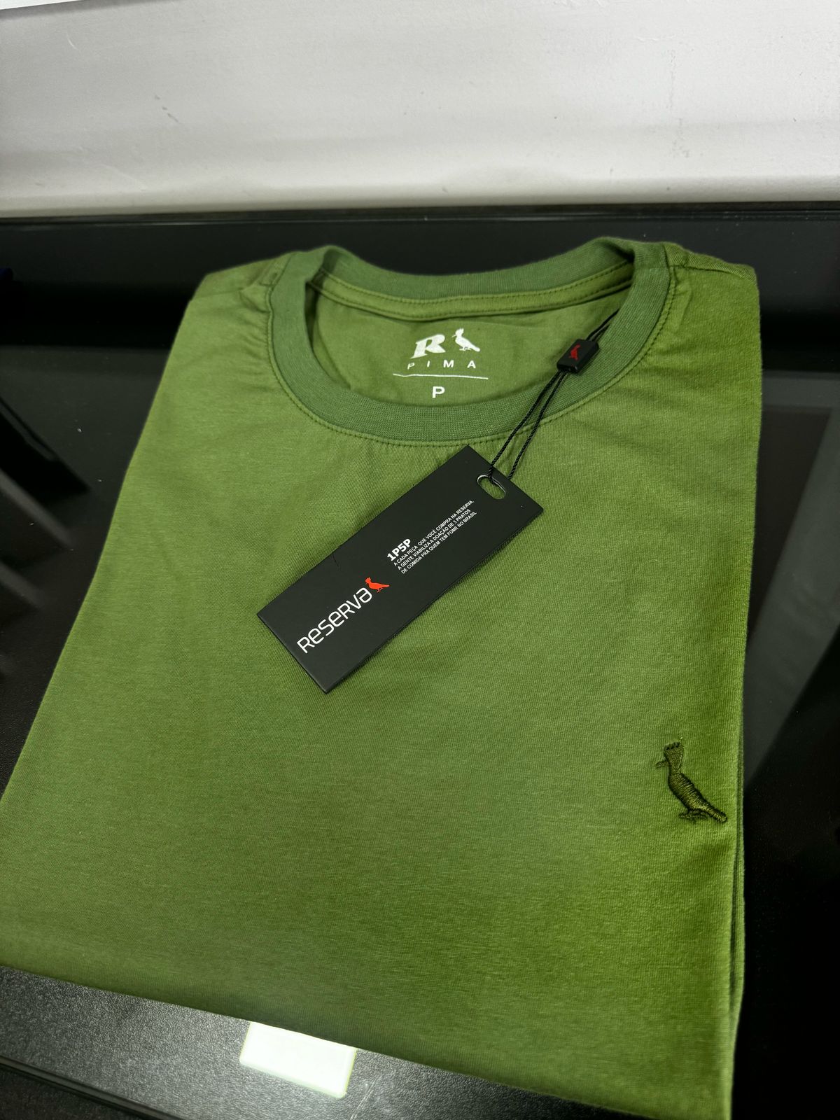 Camiseta Seda Pima Reserva Verde