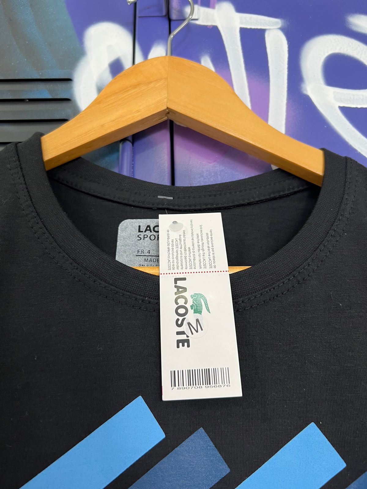 Camiseta Lacoste Preto