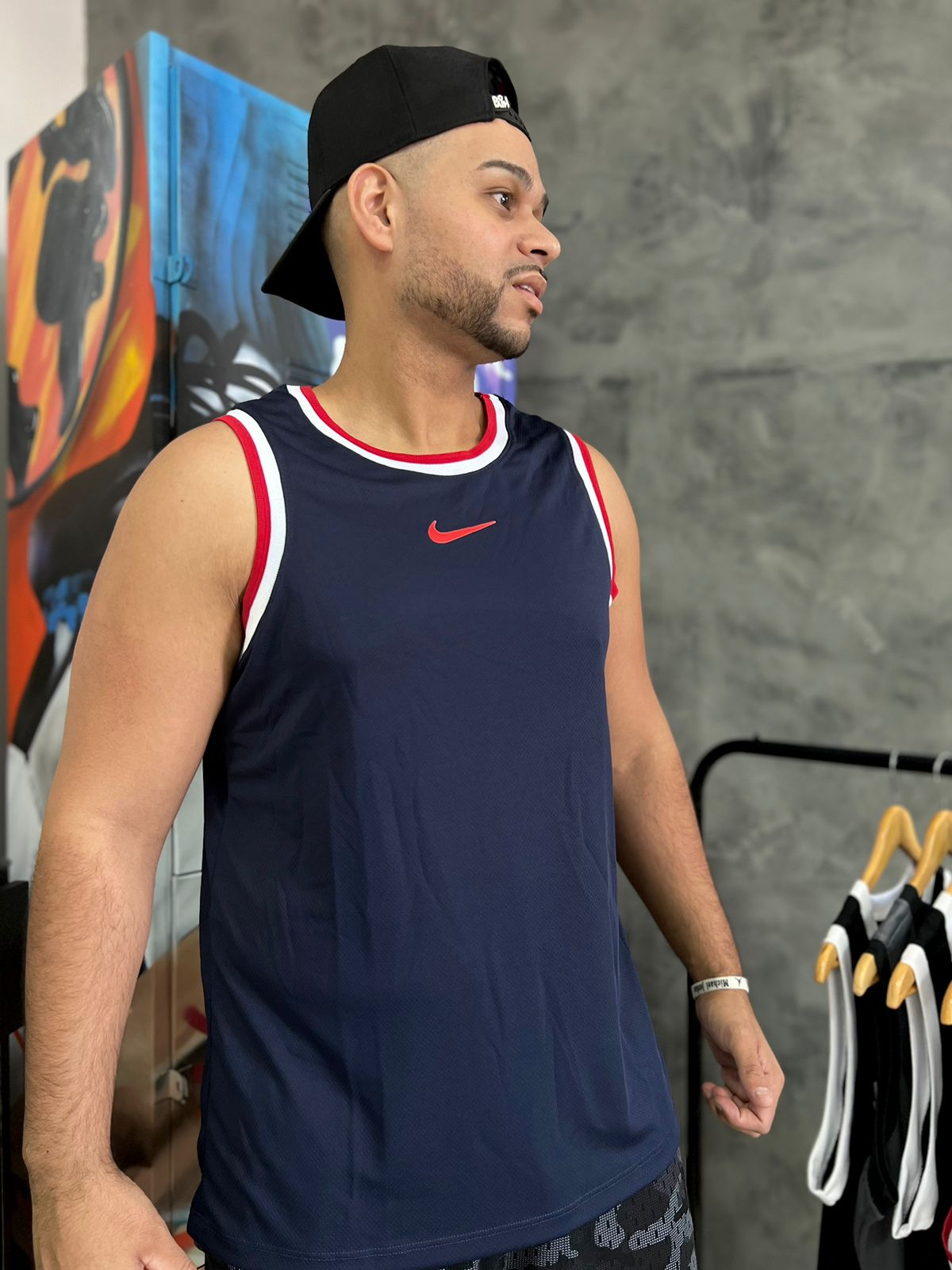 Regata Drifit Nike Azul