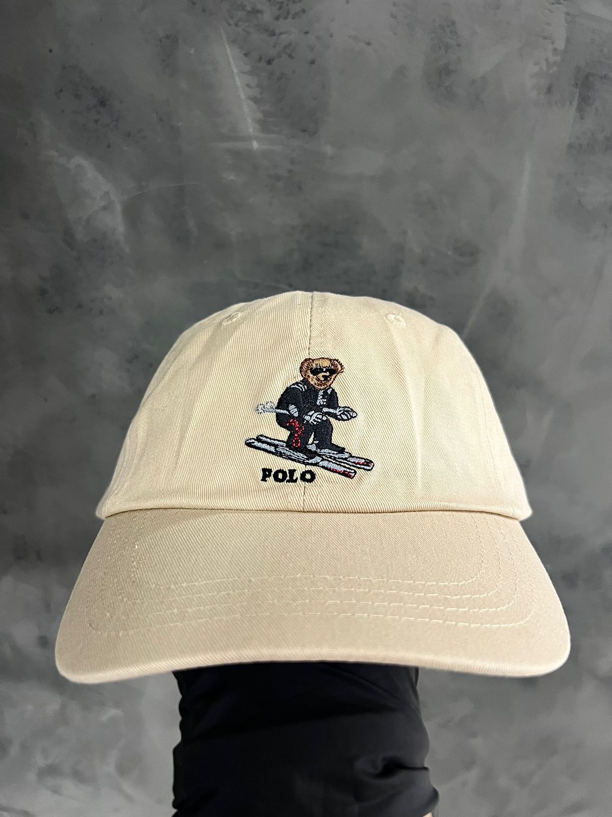 Boné Importado Bear Polo Bege